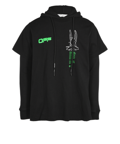 Off-White Double Harry The Bunny Hoodie, front view