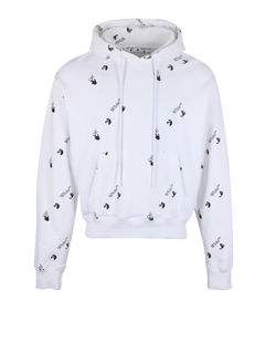 White Hoodie Off White Paint Jumper Off-White Logo Oversized Hoodie,  Jumpers Designer Exchange Buy - Main Image