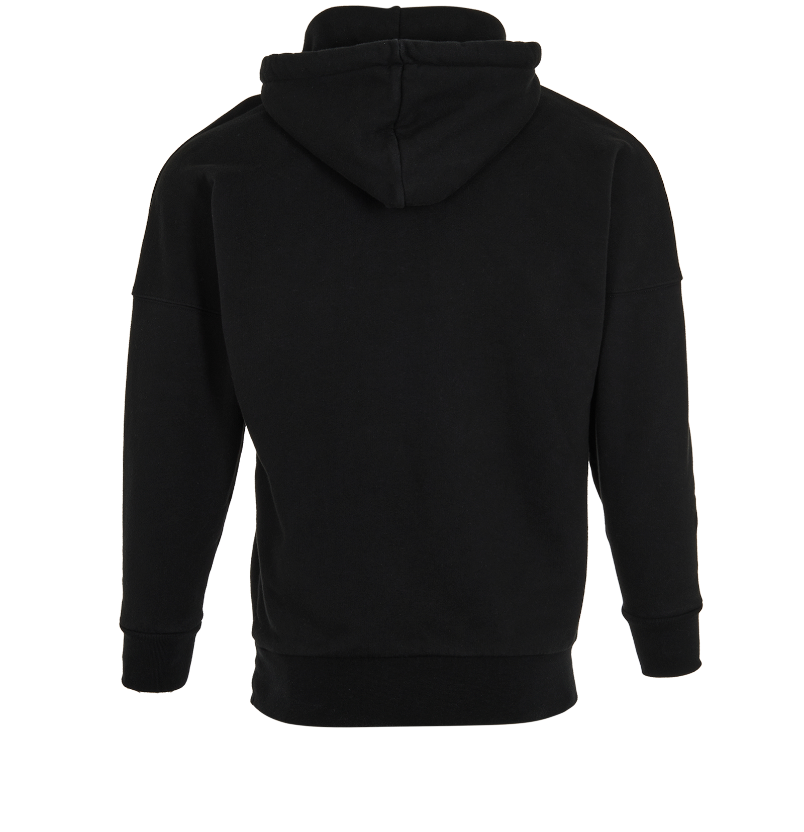 Palm Angels Logo Hoodie, &pound;150, Clothing, Black, Cotton, Back view