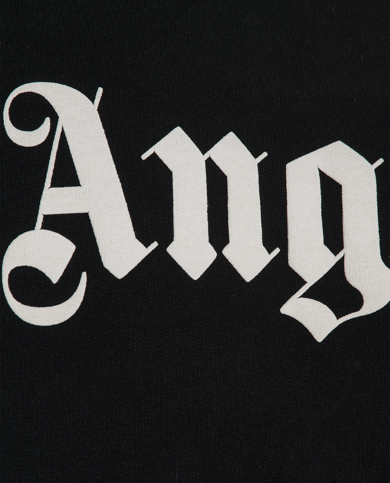 Palm Angels Logo Hoodie, &pound;150, Clothing, Black, Cotton, Other view