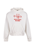 Palm Angels Records Hoodie, &pound;110, Clothing, White, Cotton, Front view