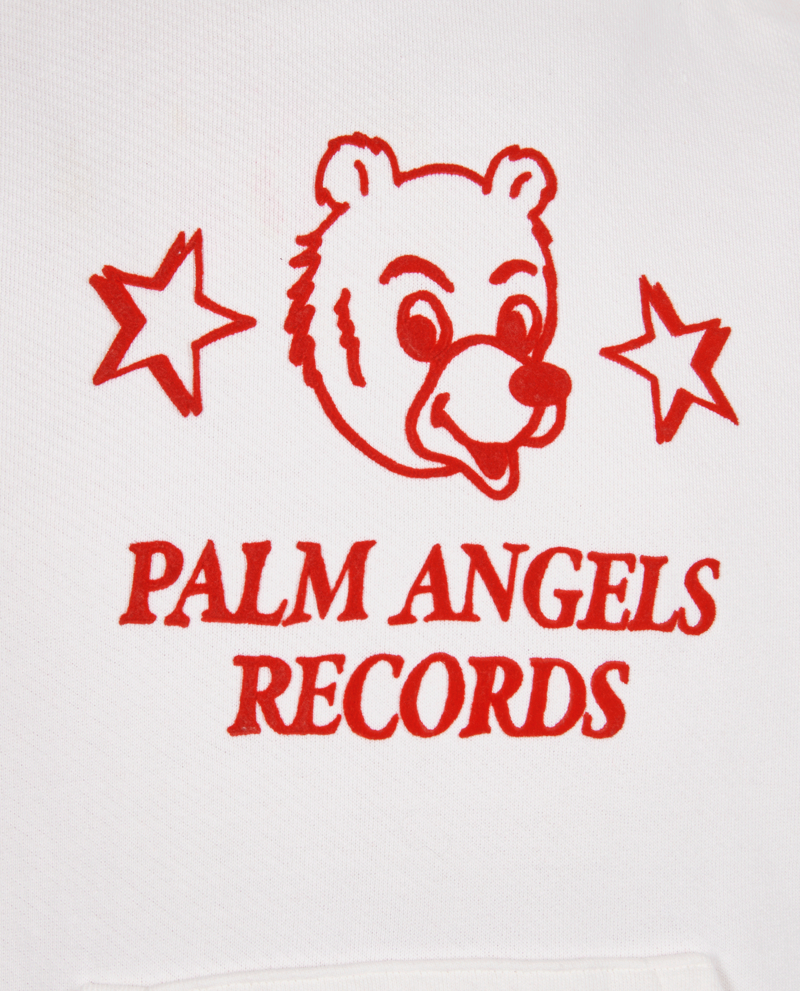 Palm Angels Records Hoodie, &pound;110, Clothing, White, Cotton, Other view