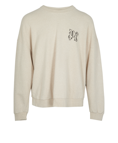 Palm Angels Logo-Embroidered Jumper, front view