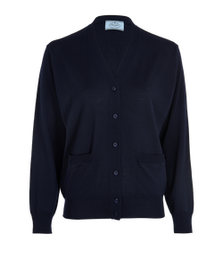 トップス Archive PRADA gimmick ds knit navy Navy Cotton crew