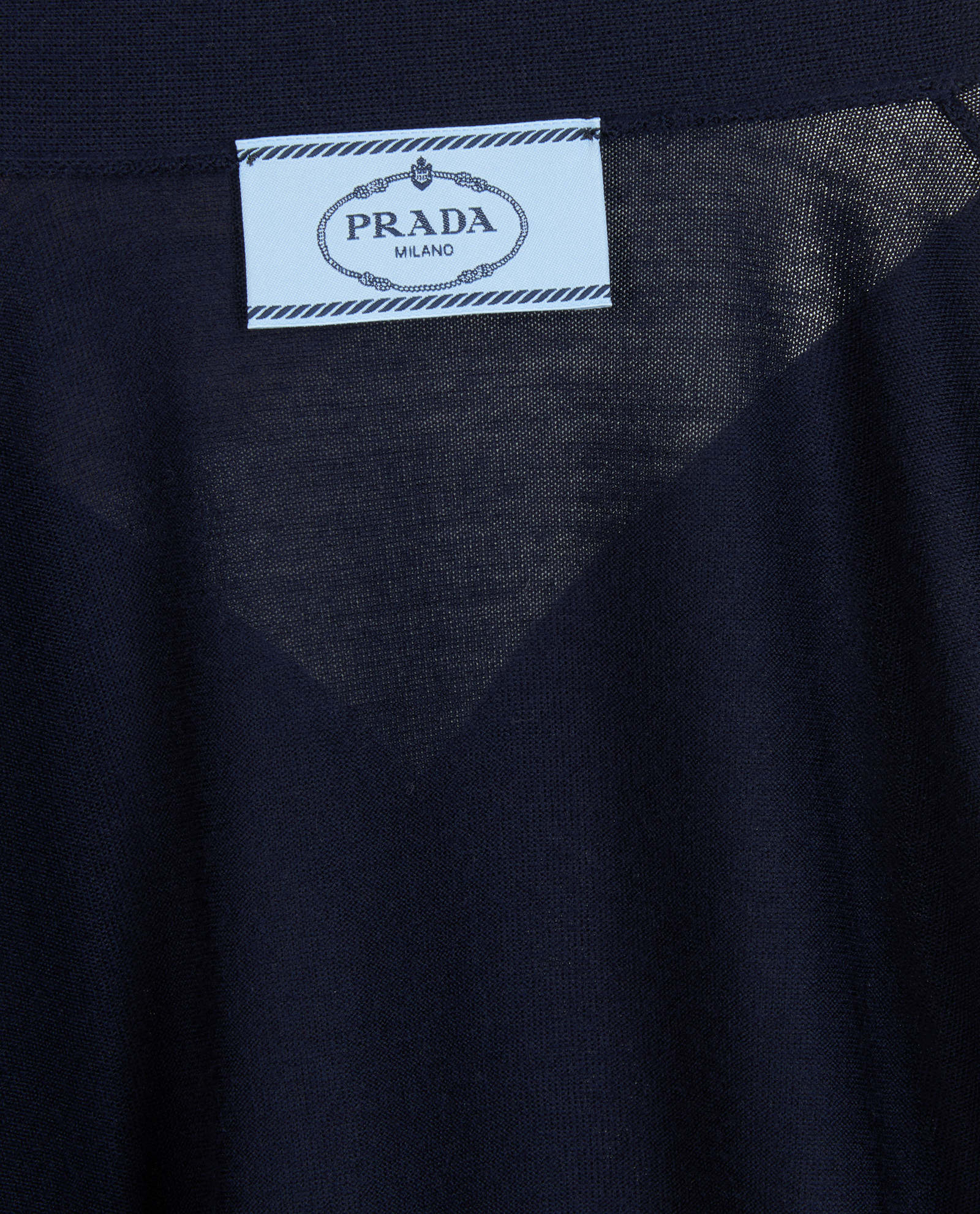 Prada Cardigan, &pound;180, Clothing, Navy, Wool, Other view