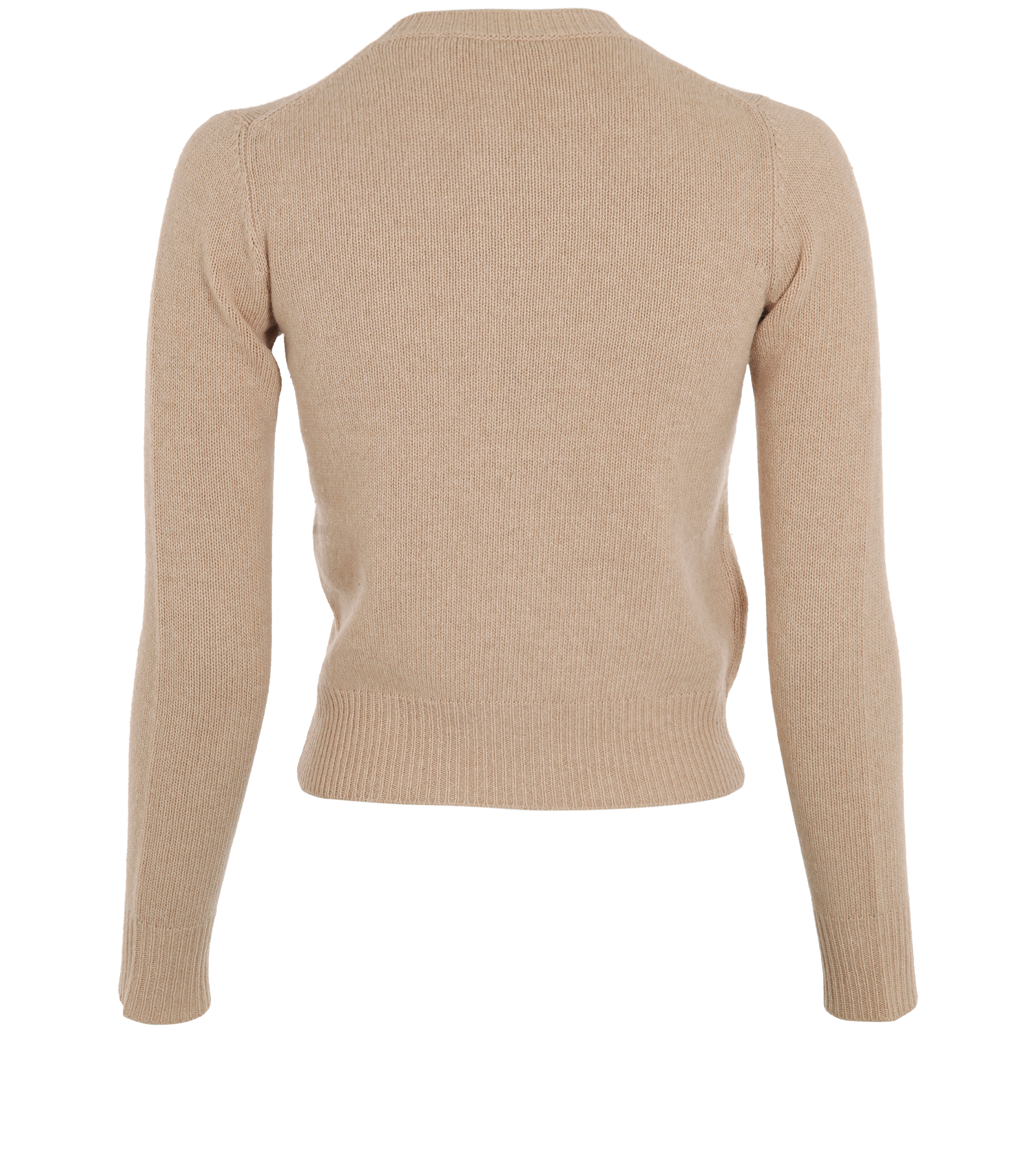 Prada Round-Neck Cardigan, &pound;195, Clothing, Beige, Cashmere/Wool, Back view