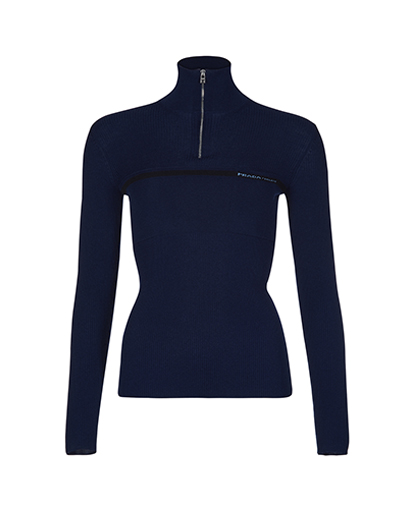 Prada Zip Up Jumper, front view