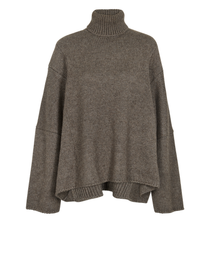 The Row Oversized Roll Neck Jumper, front view