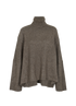 The Row Oversized Roll Neck Jumper, front view