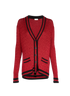 Saint Laurent Metallic Cardigan, front view