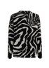 Saint Laurent Zebra Patterned Cardigan, back view