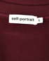 Self-Portrait Burgundy Jumper, other view