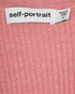 Self Portrait Cropped Jumper, &pound;70, Clothing, Pink, Cotton, Other view