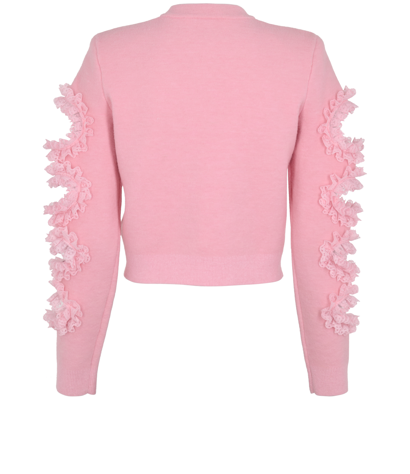 Self-Portrait x Christopher Cardigan, &pound;180, Clothing, Pink, Polyester, Back view