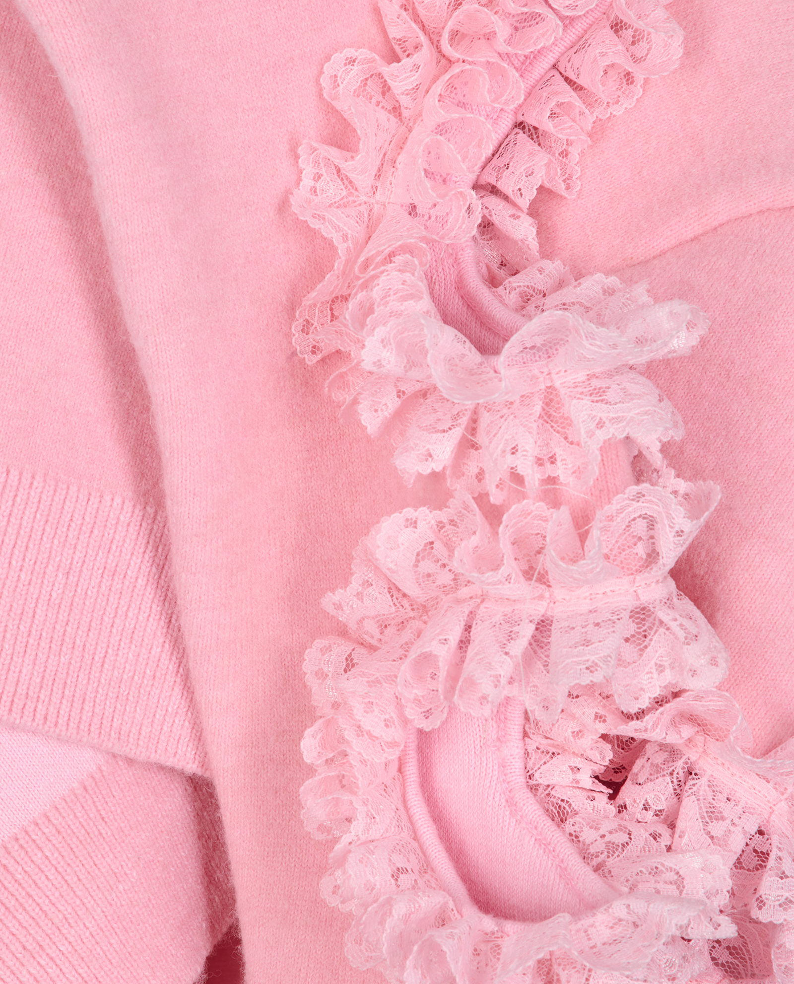 Self-Portrait x Christopher Cardigan, &pound;180, Clothing, Pink, Polyester, Other view