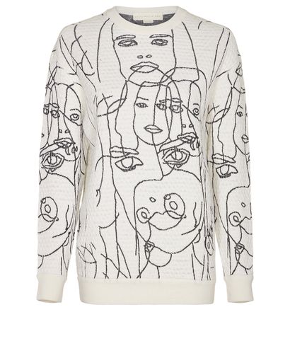 Stella McCartney Faces Jumper, front view