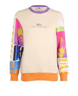 Stella McCartney The Beatles Sweatshirt, Cotton, Multi, Sz XXS, 3*