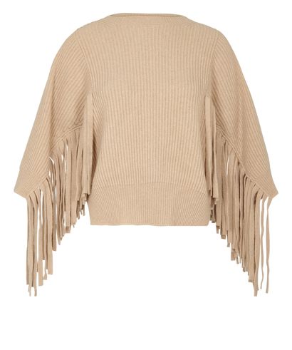 Stella McCartney Cashmere Crew Neck Fringed Knit, front view