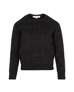 Stella McCartney Flecked Sweatshirt, Viscose, Black, UK 8