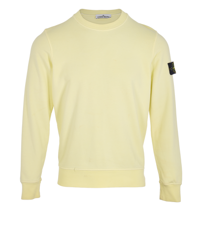 Stone Island Logo Badge Crew Sweater, front view