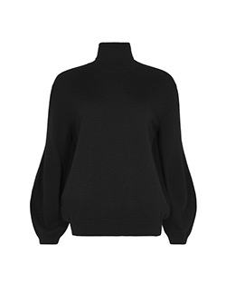 Tom Ford Polo Neck Sweater, Black, Cashmere, UK S