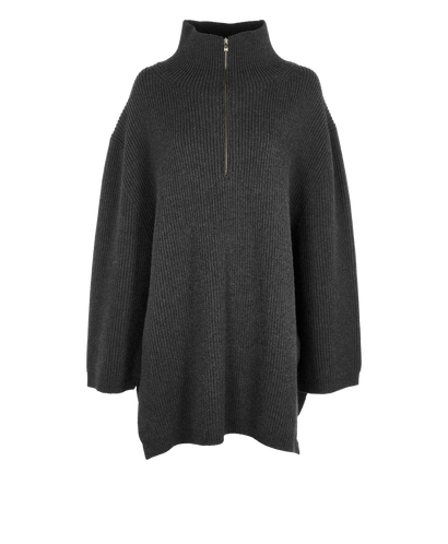 Toteme Oversized Fishmen Zipper Jumper, front view
