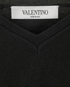 Valentino V-Neck Beaded Jumper, &pound;110, Clothing, Black, Wool, Other view