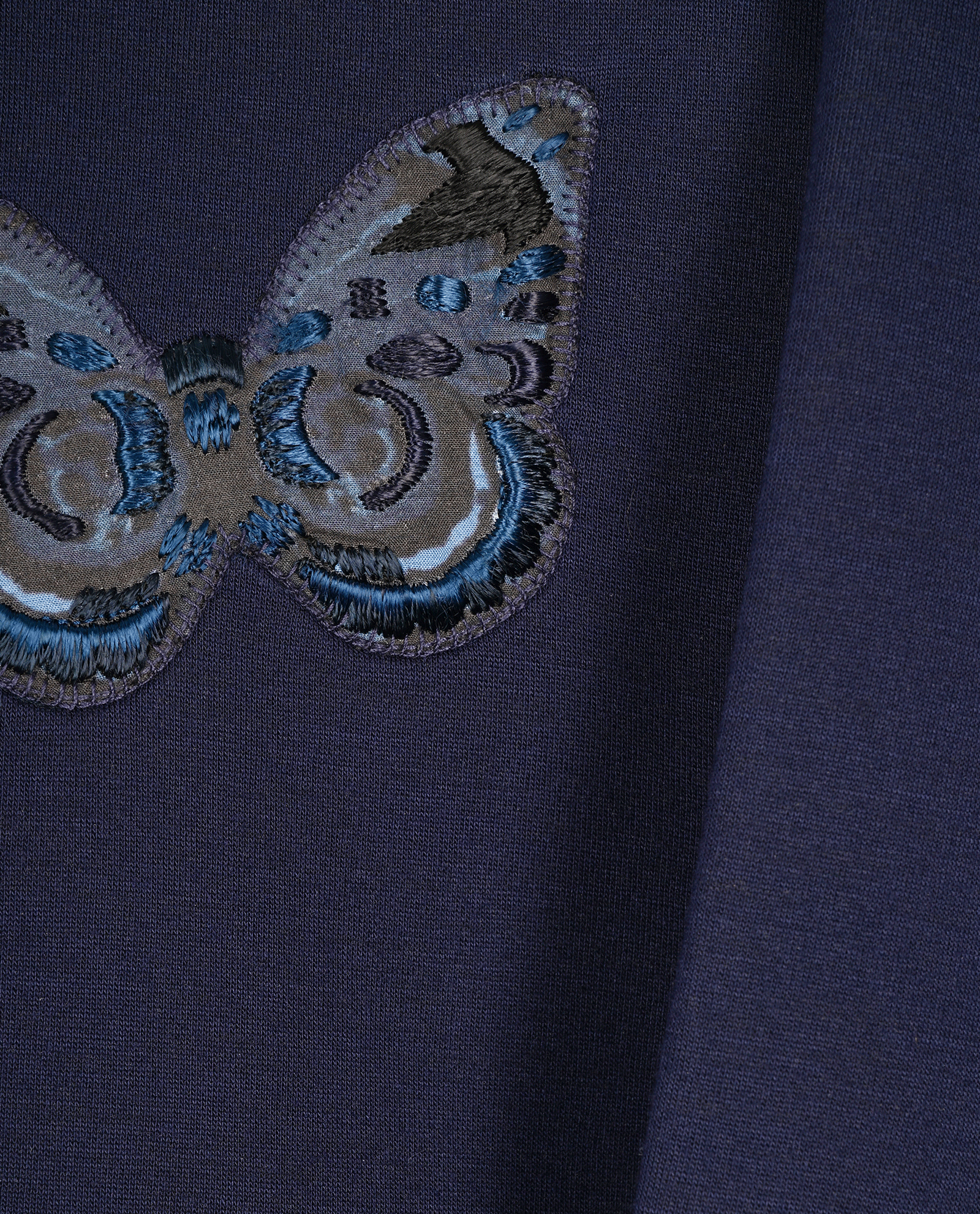 Valentino Butterfly Sweatshirt, &pound;180, Clothing, Blue, Modal, Other view