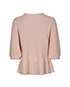 REDValentino Knitted Long Sleeve Cropped Sweater, back view