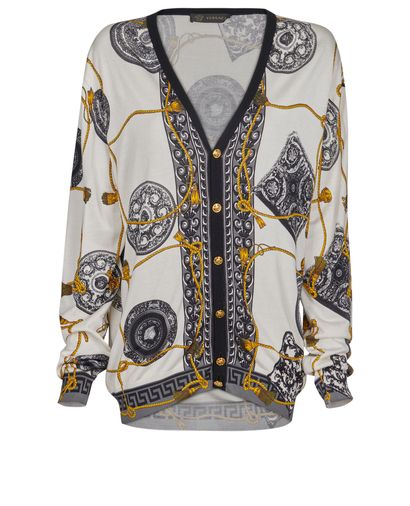 Versace Printed Cardigan, front view