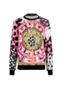 Versace Medusa & Floral Print Jumper, front view