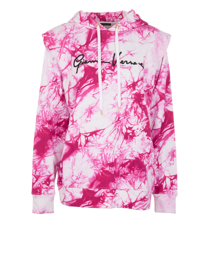 Versace Logo Tie-Dye Hoodie, front view