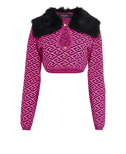 Versace Cropped Cardigan, front view