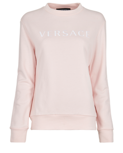 Versace Logo Sweatshirt, Cotton, Pink, UK6, 4*