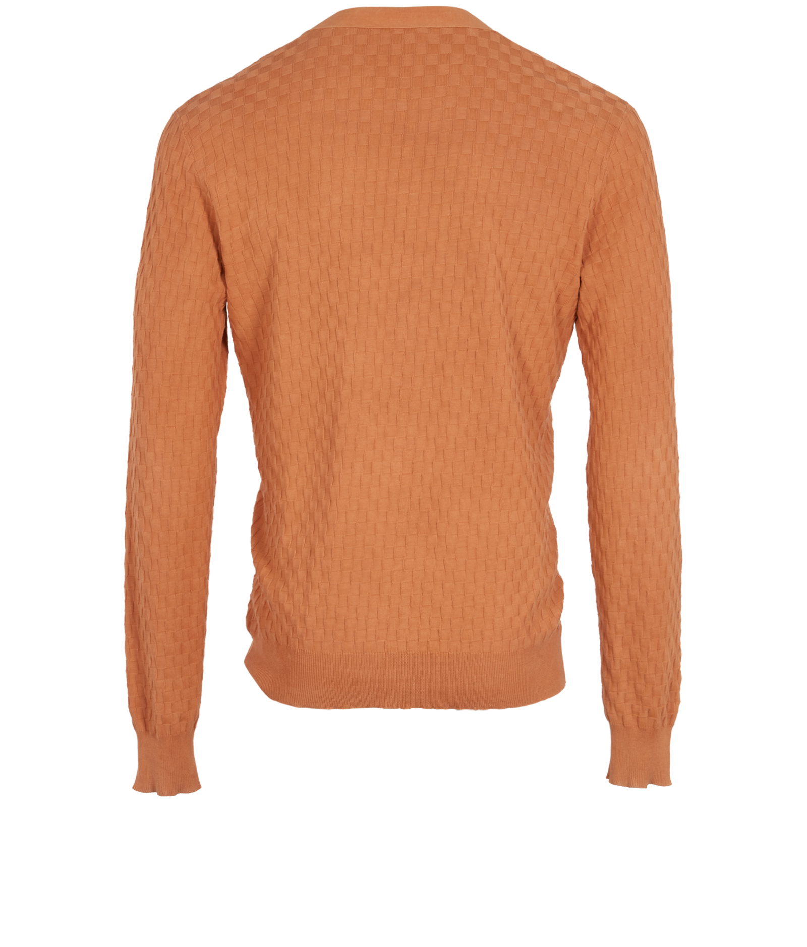 Vivienne Westwood Check Cardigan, &pound;95, Clothing, Orange, Cotton, Back view