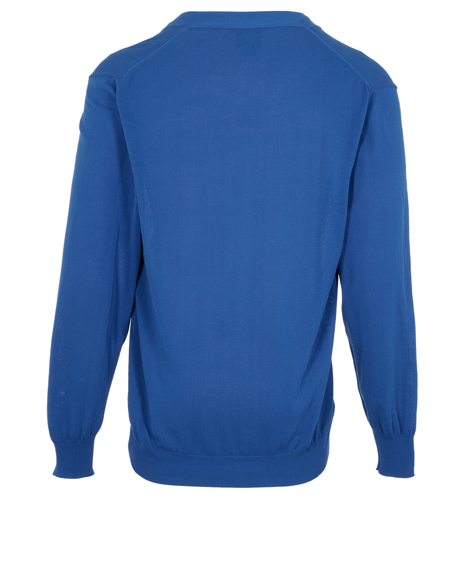 Vivienne Westwood Orb Embroidered Cardigan, &pound;110, Clothing, Blue, Cotton, Back view