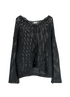 Saint Laurent Crochet Knit Jumper, &pound;175, Clothing, Black, Mohair/Wool, Front view
