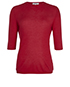YSL 3/4 sleeve KnittedJumper, front view
