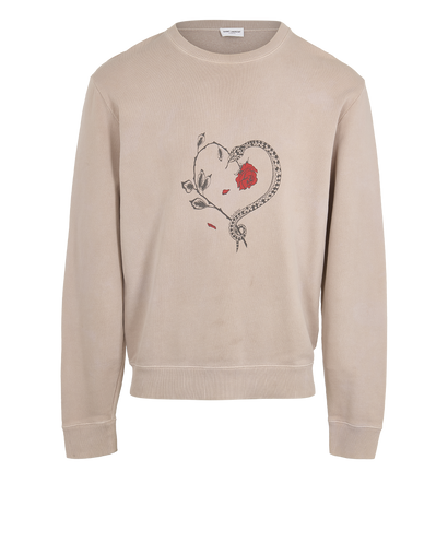 Saint Laurent 2018 Floral & Snake Jumper, front view