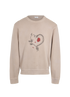 Saint Laurent 2018 Floral & Snake Jumper, front view