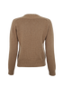 Saint Laurent Knit Jumper, &pound;240, Clothing, Brown, Wool, Back view