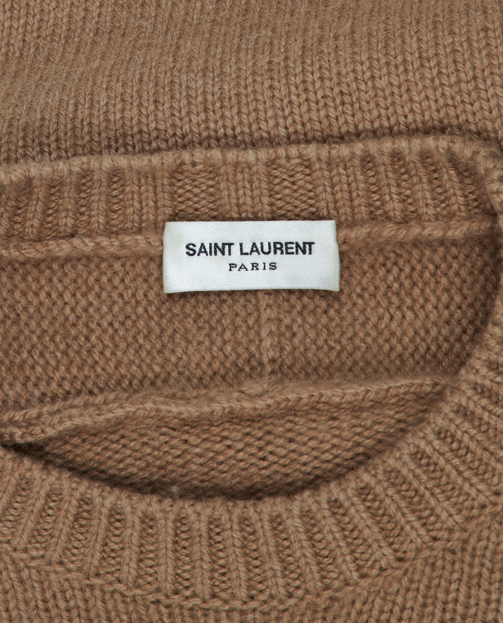 Saint Laurent Knit Jumper, &pound;240, Clothing, Brown, Wool, Other view