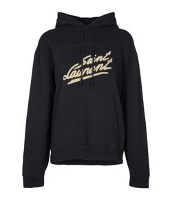【Saint Laurent】Logo signature cropped hoodie / 677259YB2PG Saint Laurent】Logo signature cropped hoodie / 677259YB2PG