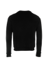 Saint Laurent Leather Sweatshirt, back view