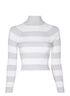 Zimmermann Cropped Ribbed Turtle Neck, front view