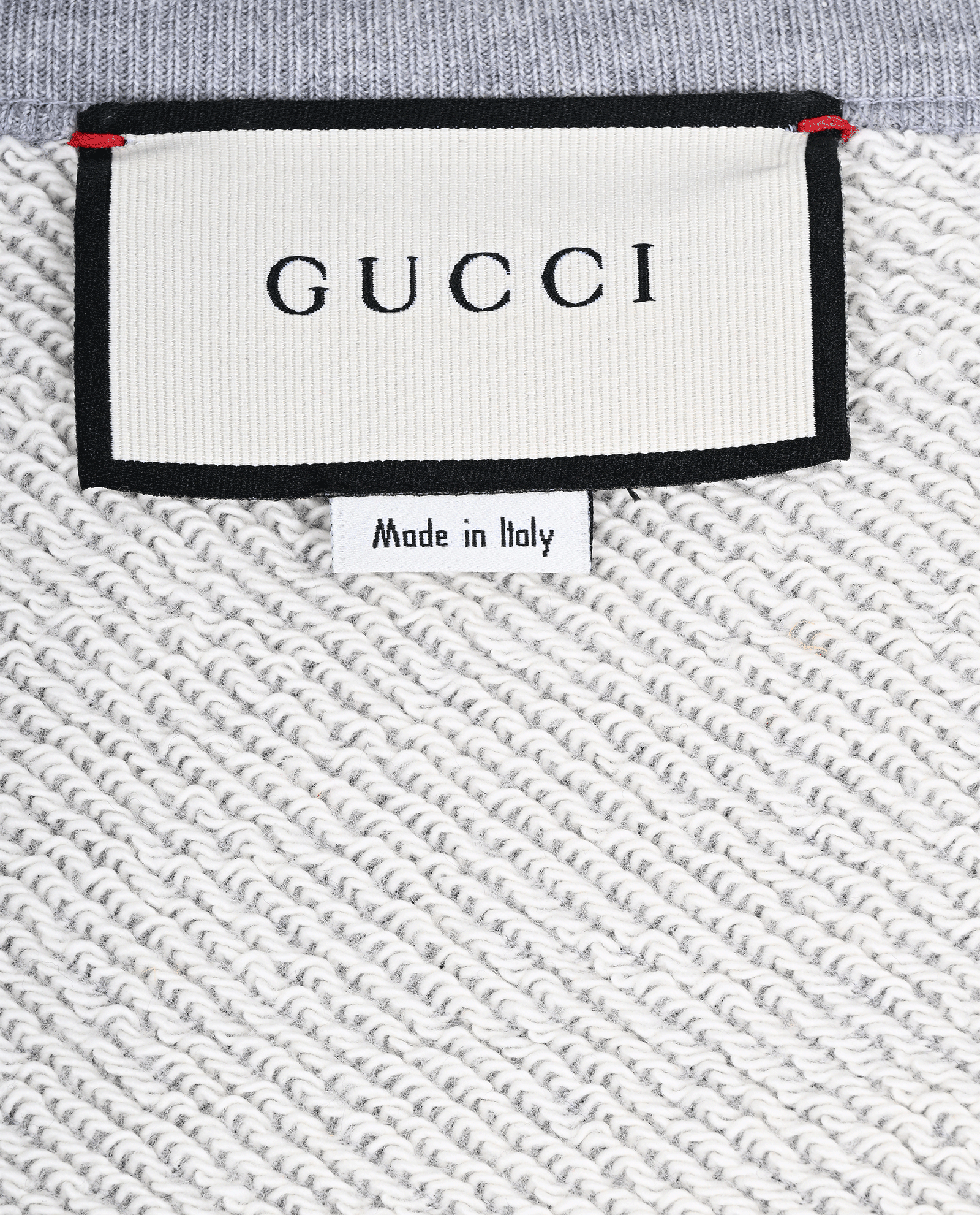 Gucci Privilegium Perpetuum Jumper, &pound;180, Clothing, Grey, Cotton, Other view