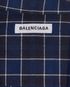 Balenciaga Logo Check Oversized Shirt, other view
