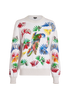 Chanel 17C Parrot Detail Crewneck, front view