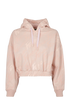 Fendi Brushed Cropped Hoodie, front view