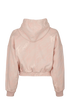 Fendi Brushed Cropped Hoodie, back view